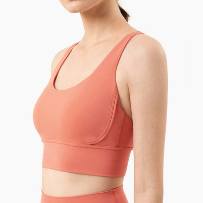 Seamless High Elastic Gym Bra For Women Sports Fitness Workout Tank Crop Top Jogging Running Energy Active Wear Gym Clothing-0