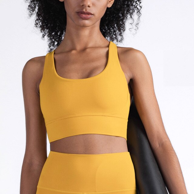 Seamless High Elastic Gym Bra For Women Sports Fitness Workout Tank Crop Top Jogging Running Energy Active Wear Gym Clothing-13